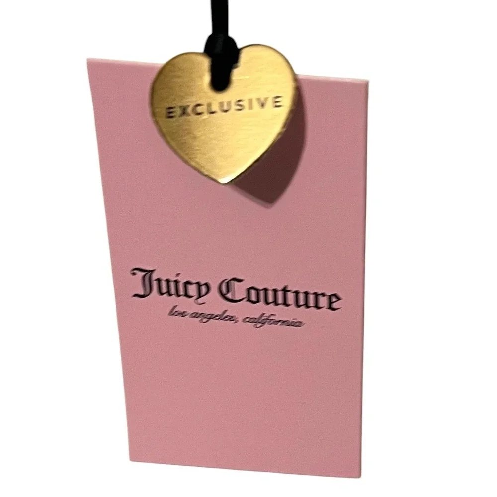 Juicy Couture Velour Tote Bag‎ Womens Yellow New Strawberry Y2K Aesthetic